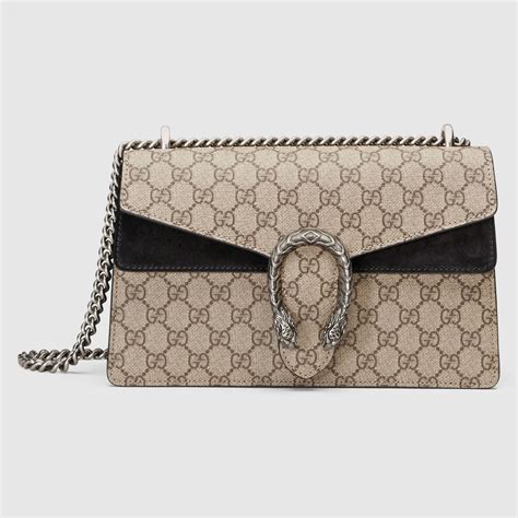 gucci dionysus small shoulder bag black|More.